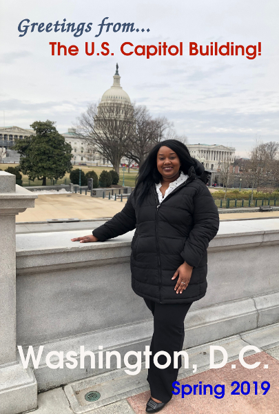 Jenn at the Capitol