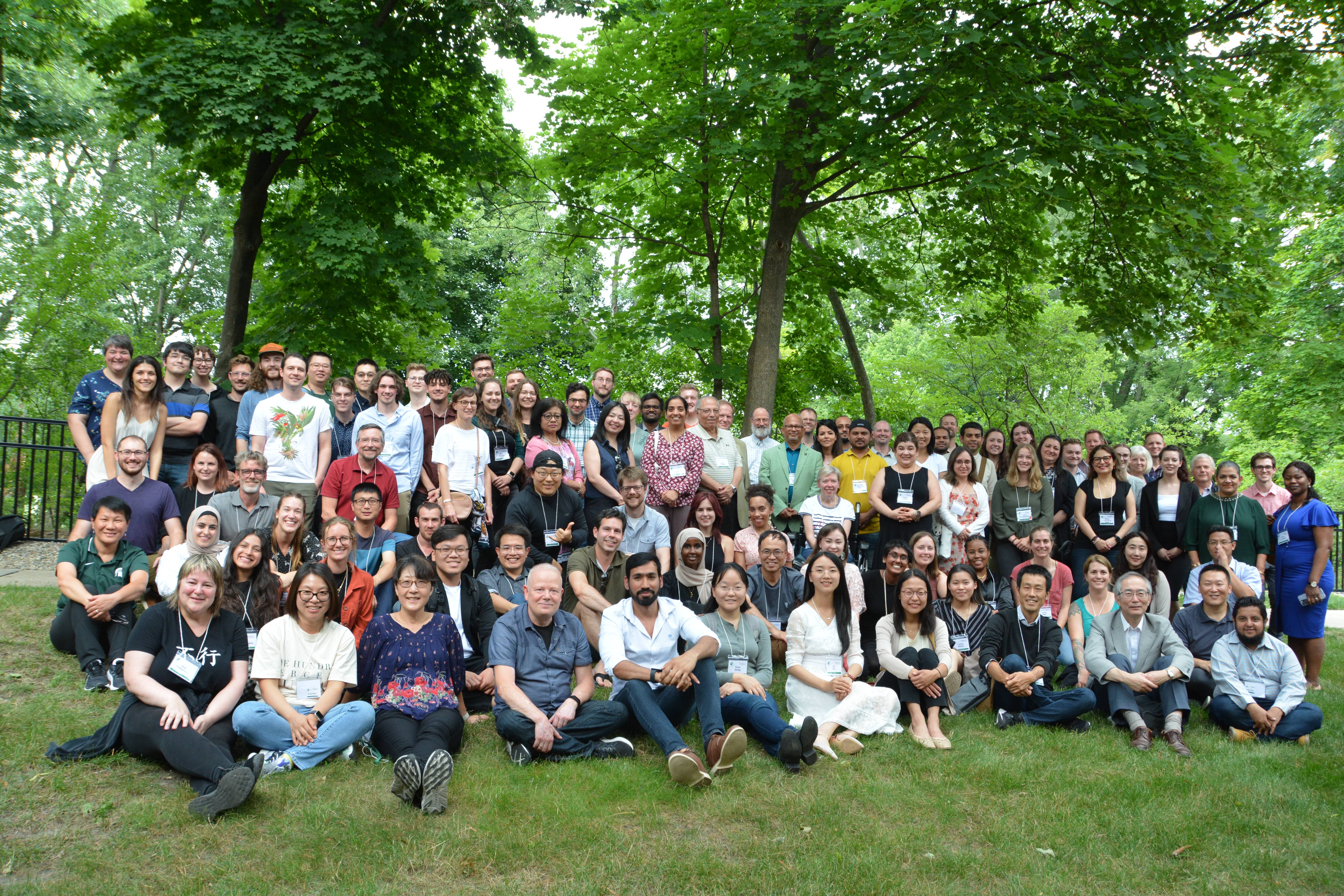 Attendees of 2023's PSNA meeting at Michigan State pose for a group photo. 