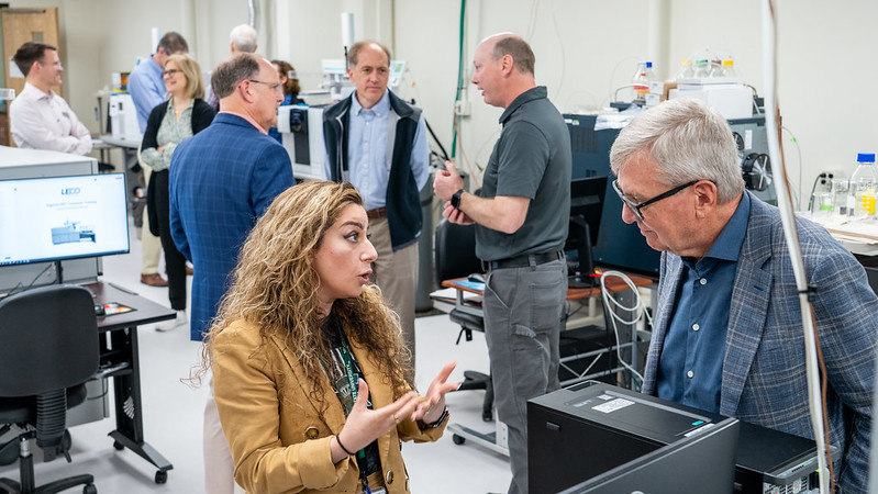 Gathering at MSU Mass Spec core