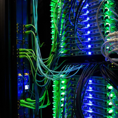 Close up of ICER computers 